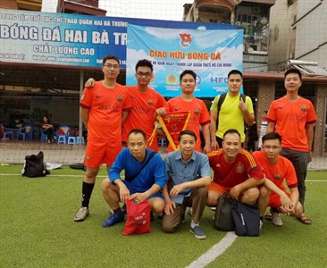 VKS quận Hoàn Kiếm tổ chức giao hữu bóng đá chào mừng tháng thanh niên năm 2017